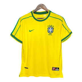 Camisa Retrô Seleção Brasil 1998/98 - Amarelo