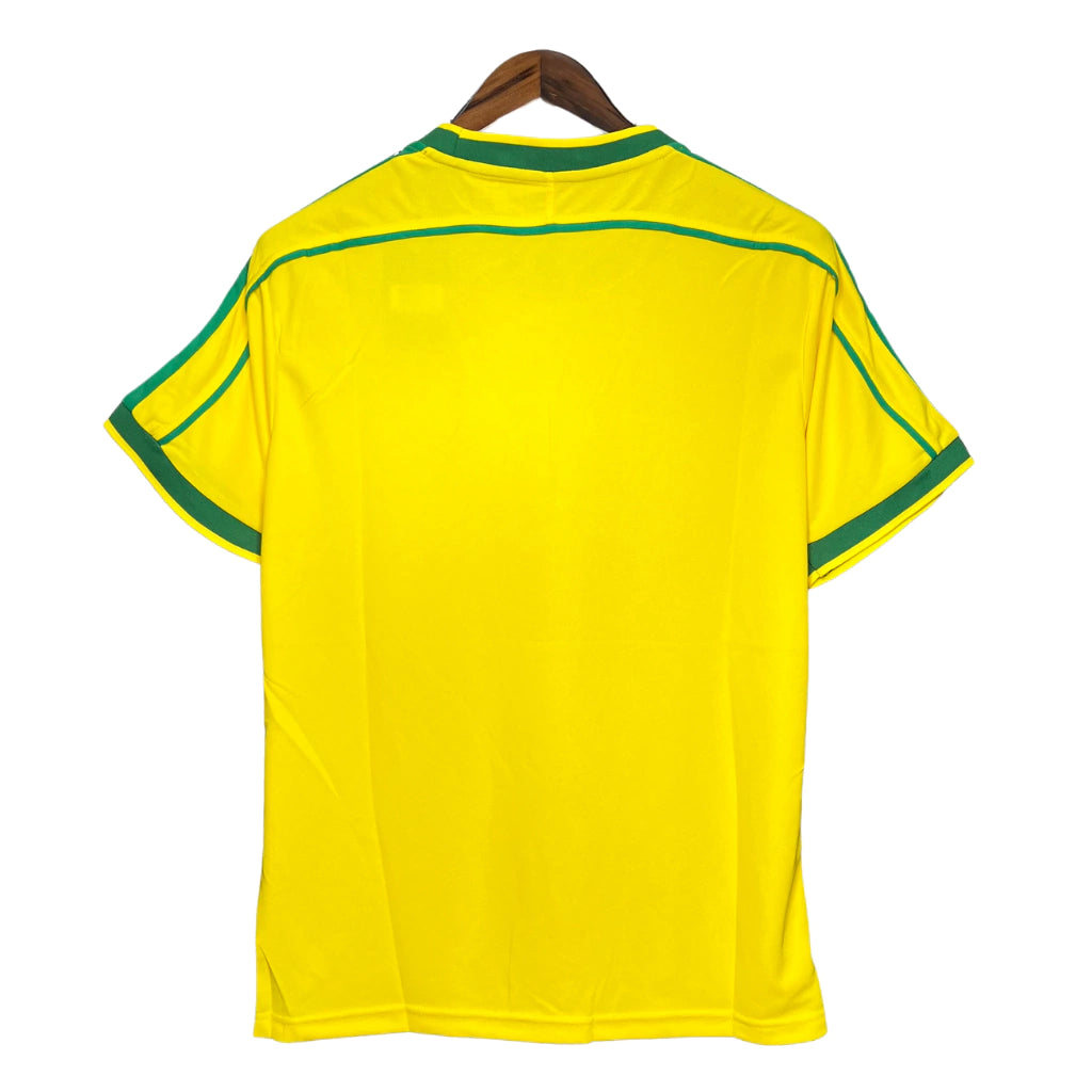 Camisa Retrô Seleção Brasil 1998/98 - Amarelo