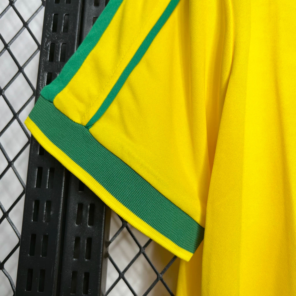 Camisa Retrô Seleção Brasil 1998/98 - Amarelo