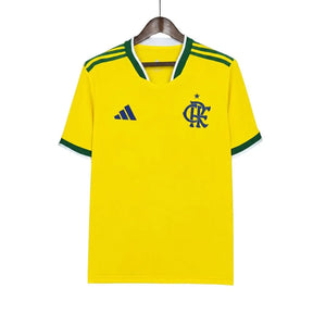 Camisa Futebol Flamengo Brasil 2026/2027 Amarela Torcedor Masculina