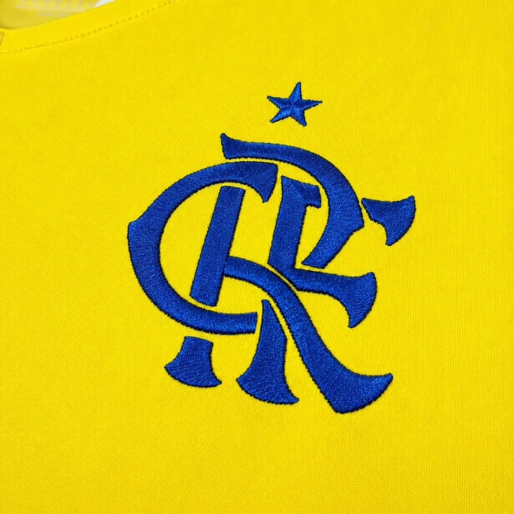Camisa Futebol Flamengo Brasil 2026/2027 Amarela Torcedor Masculina
