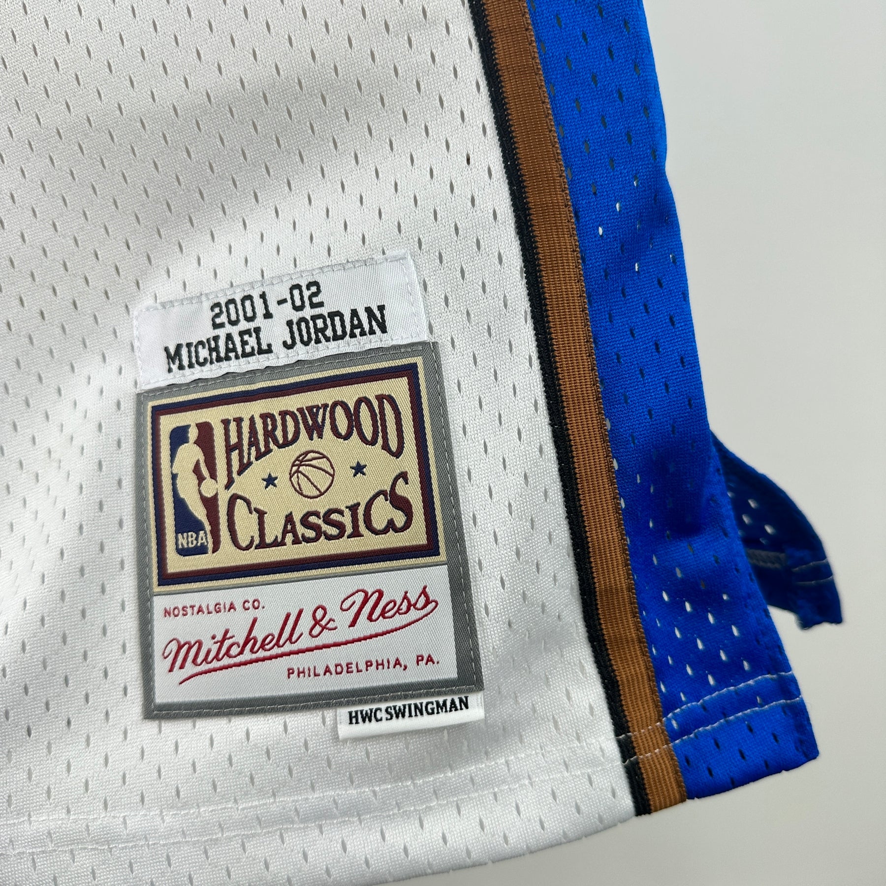 Regata Washington Wizards Mitchell&Ness Branca