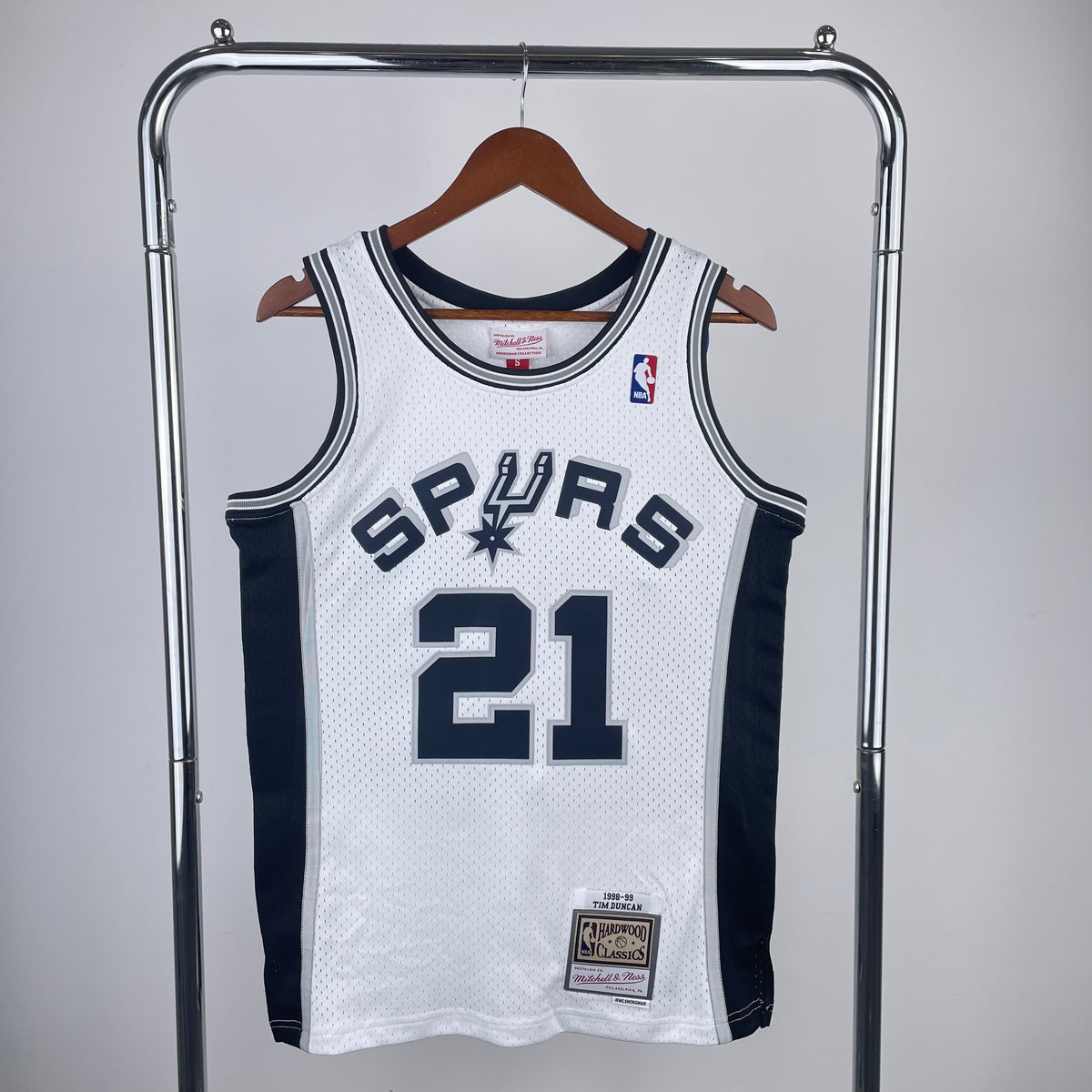 Camisa NBA San Antonio Spurs Retrô Branca