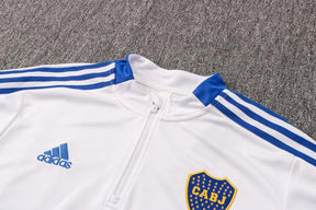 Conjunto Inverno Boca Juniors Branco Adidas - Com Ziper