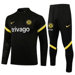 Conjunto Inverno Chelsea Preta Nike - Com Ziper