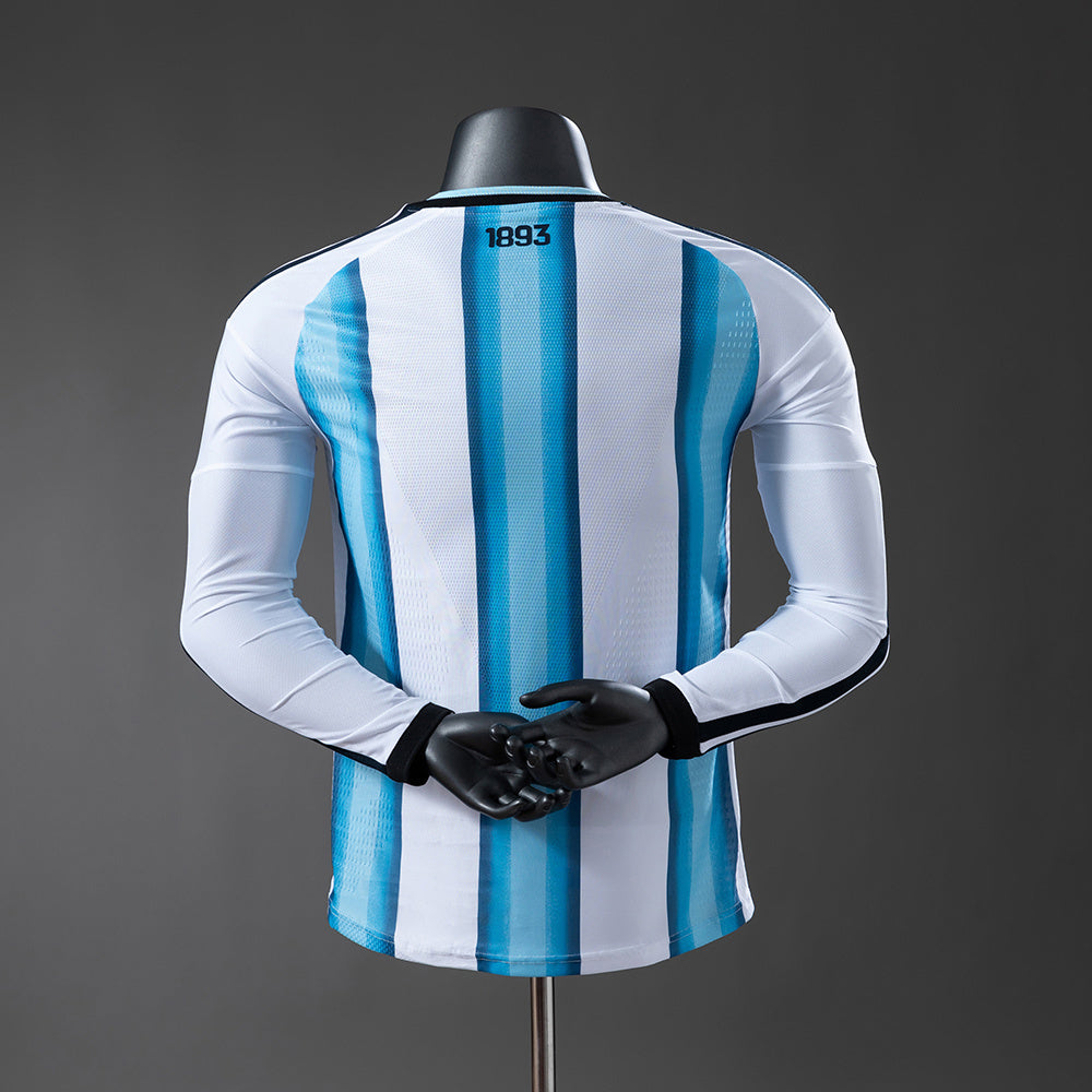 Argentina Home 2026 Long-Sleeve Versão Jogador