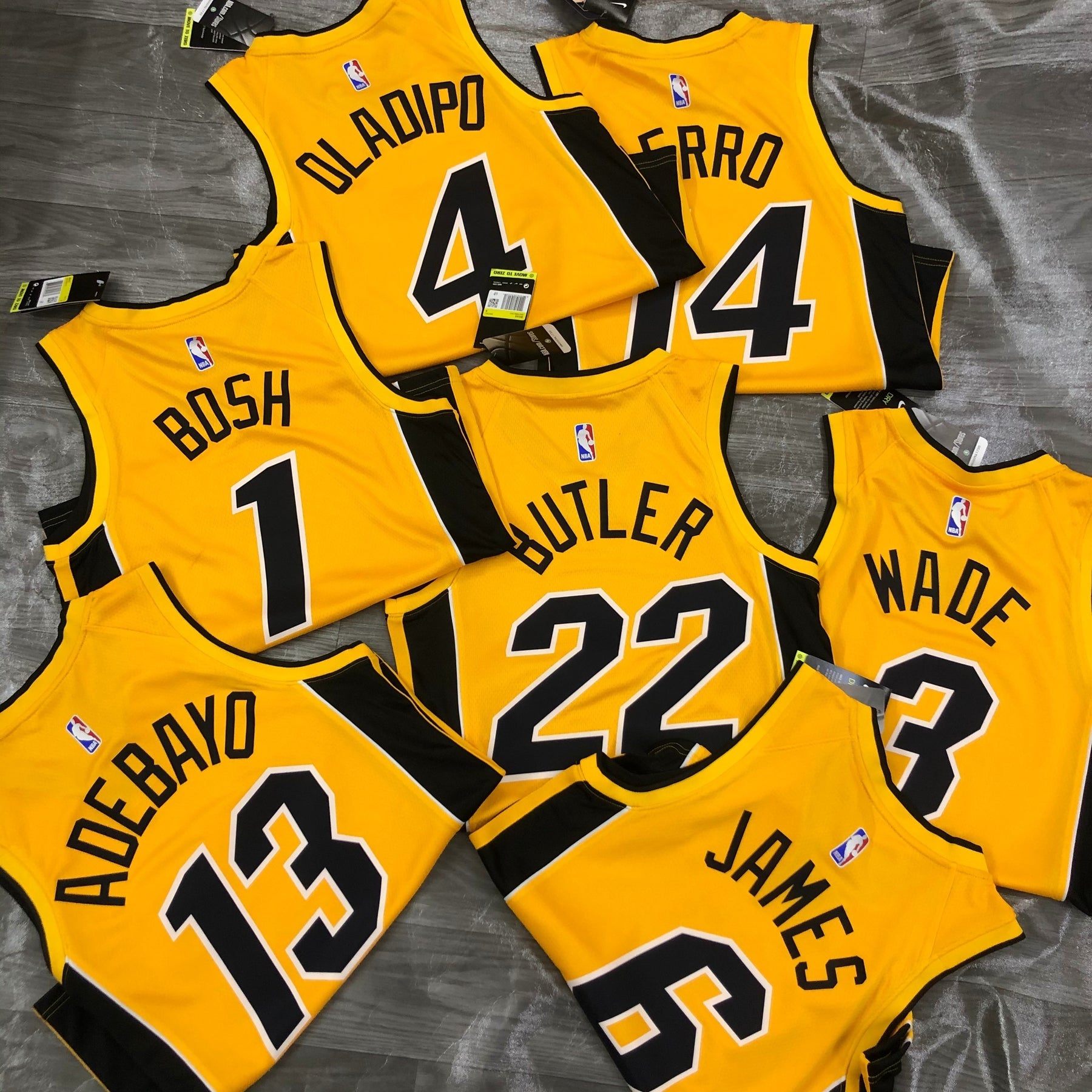 Regata Miami Heat Amarela