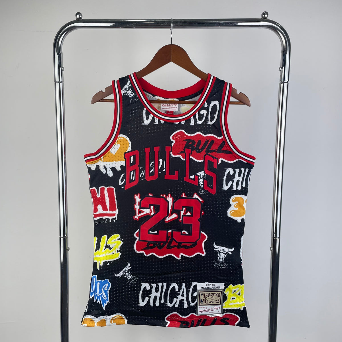 Regata Mitchell & Ness  Chicago Bulls Preta