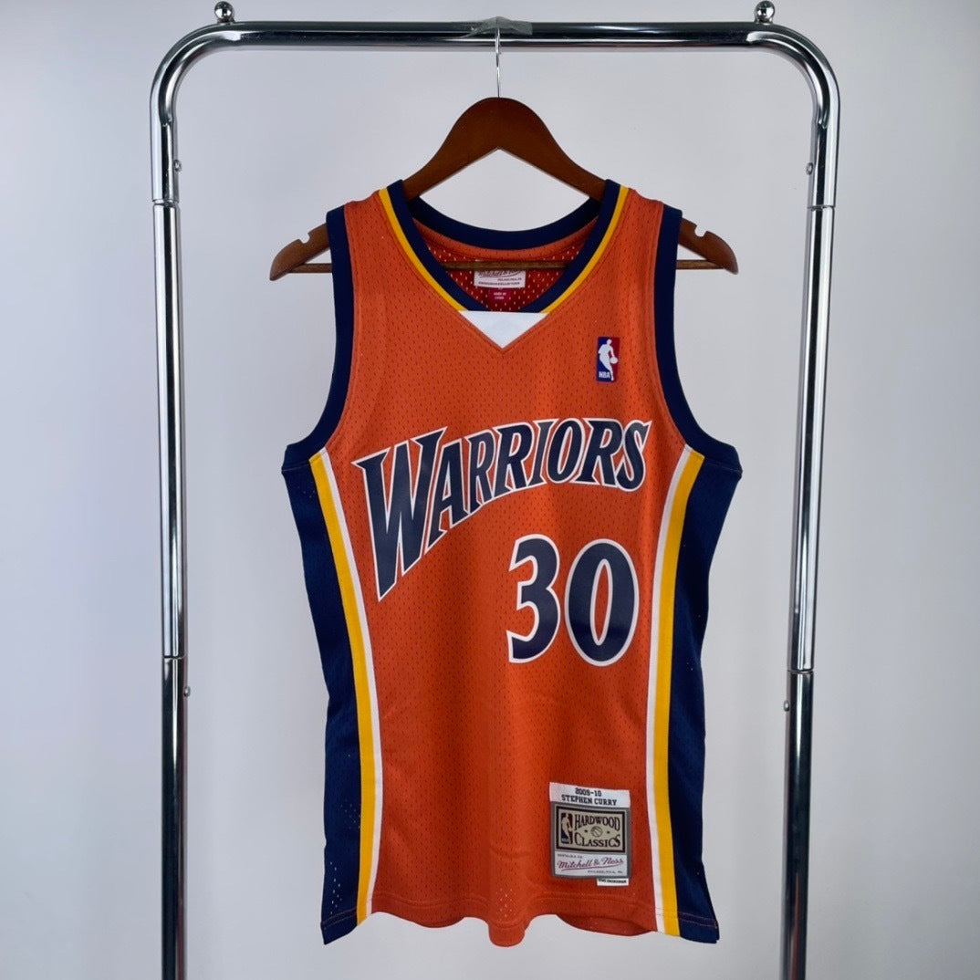 Camisa NBA Golden State Warriors Retrô Laranja 09/10