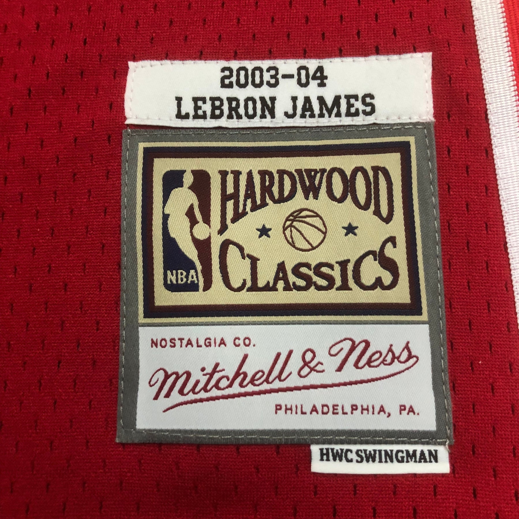 Regata Cleveland Cavaliers Mitchell & Ness Retrô