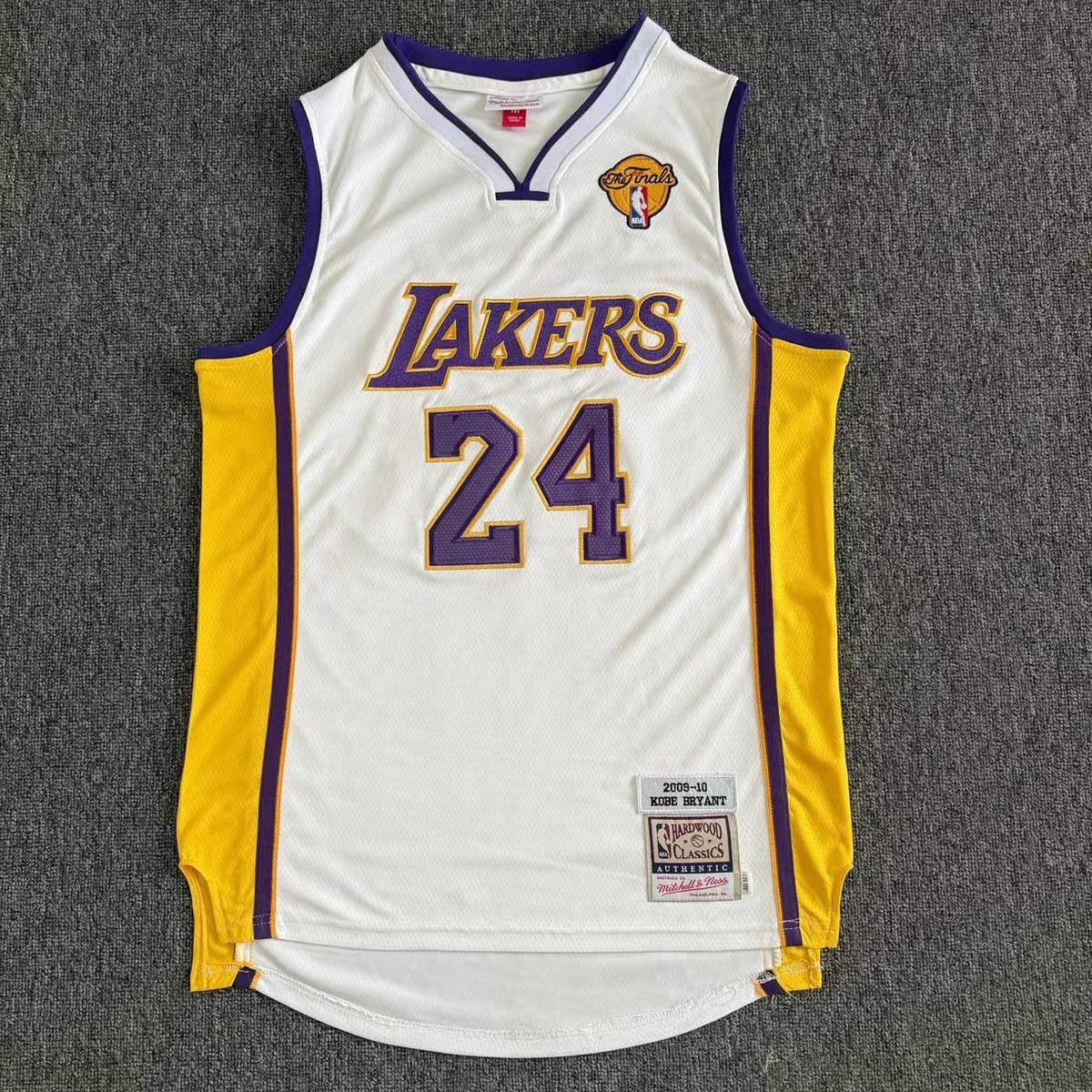 Regata Los Angeles Lakers Retrô Bordada Branca