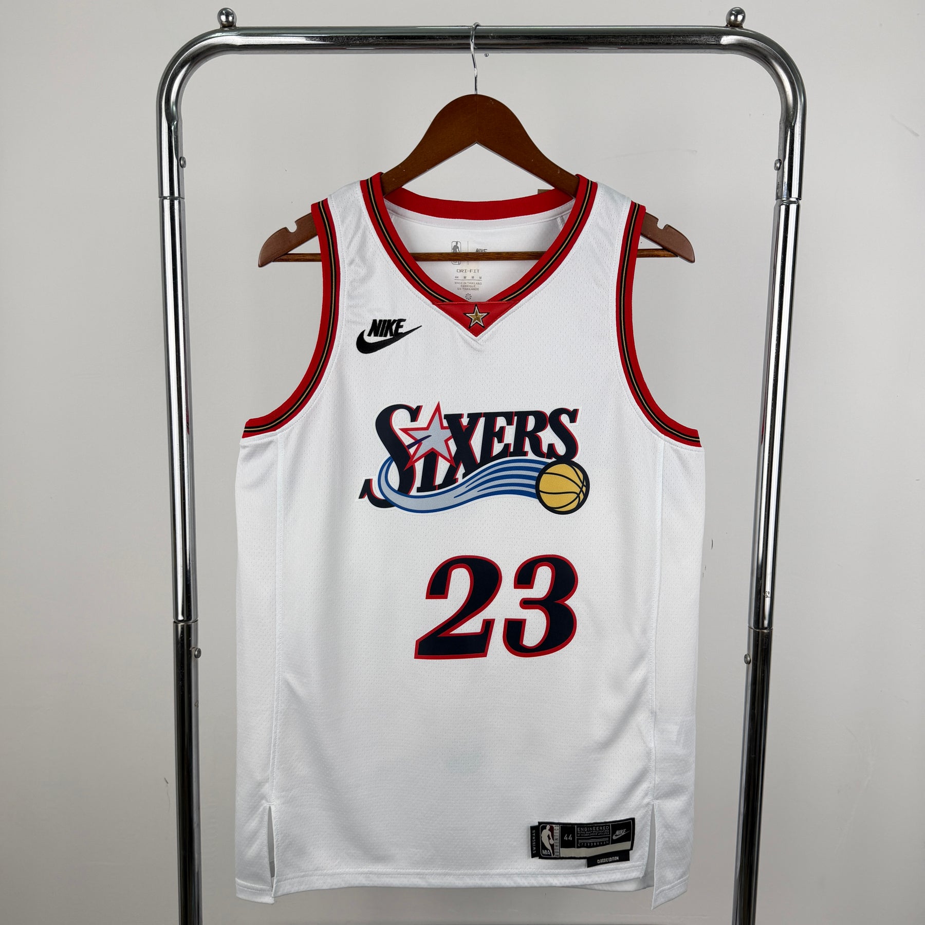 Regata Philadelphia 76ers Classic Edition branca