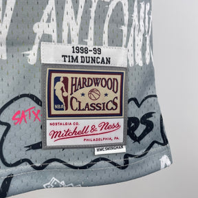 Camisa NBA San Antonio Spurs Retrô Cinza