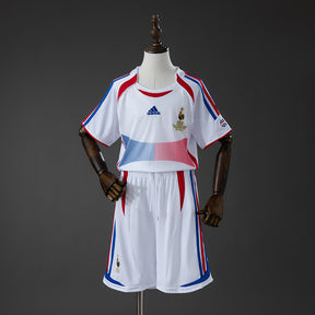 Kit Infantil França 1998 Away Retro