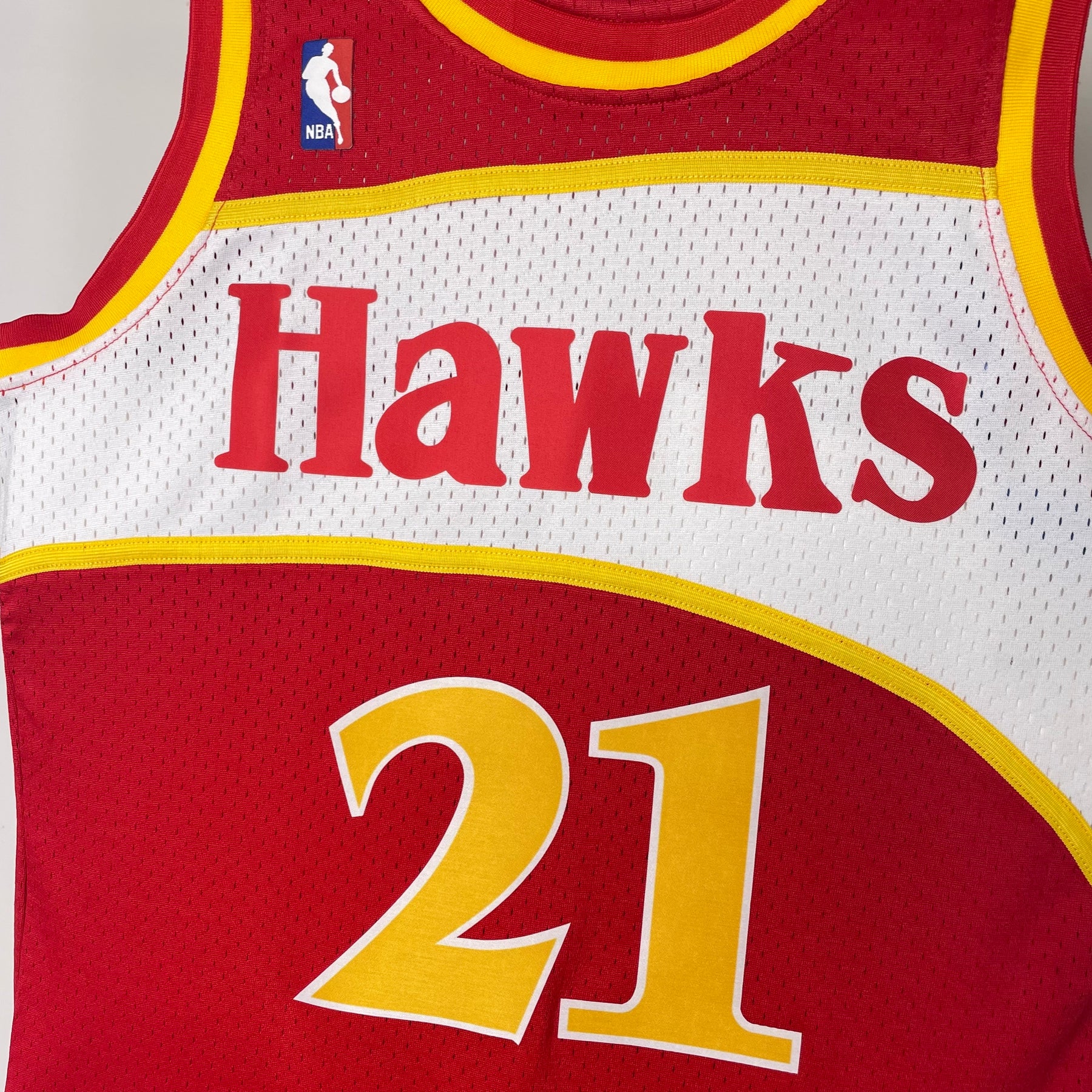 Regata Atlanta Hawks Mitchell&Ness Retrô 1986/87