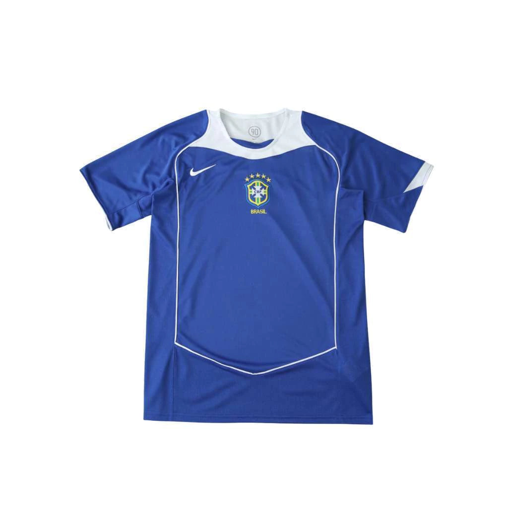Camisa Seleção Brasileira 2004 Retro Total 90 Azul