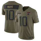 Camisa New England Patriots F.U.S.E Salute to Service 2025 Drake Maye