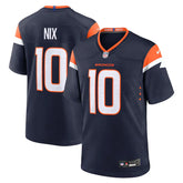 Camisa Denver Broncos Vapor Limited Bo Nix Azul