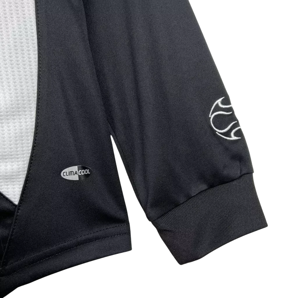 Camisa Real Madrid Manga Longa Third Retrô 2006/07 - Torcedor Adidas Masculino - Preto